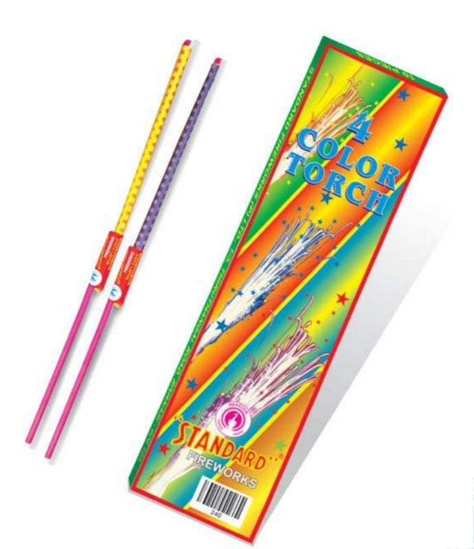 4 COLOUR TORCHES (10PCS) 4 COLOUR TORCHES (10PCS)