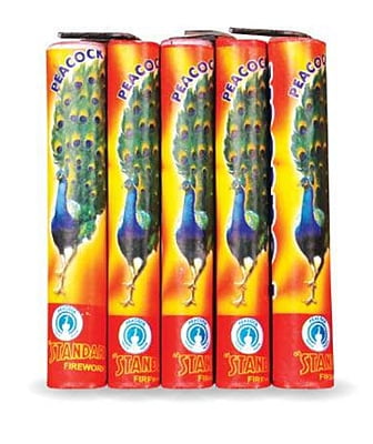 9CM PEACOCK (5PCS)