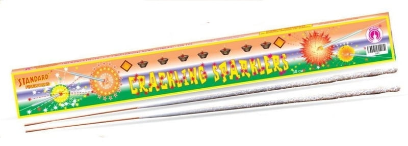 CRACKLING SPARKLERS 30CM(5PCS) CRACKLING SPARKLERS 30CM(5PCS)
