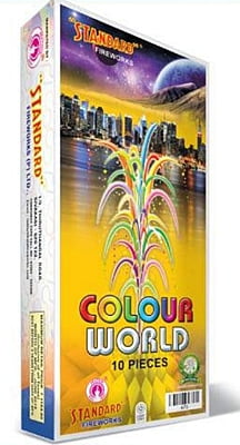 FLOWERPOTS COLOUR WORLD (10PCS)