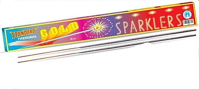 GOLD SPARKLERS 30CM(5PCS)