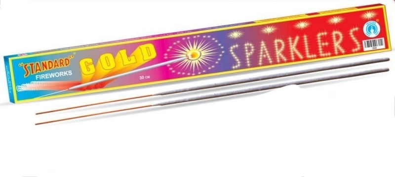 GOLD SPARKLERS 30CM(5PCS) GOLD SPARKLERS 30CM(5PCS)