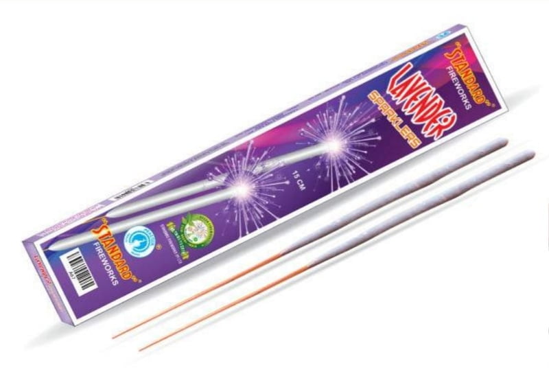 LAVENDER SPARKLERS 15CM(10PCS) LAVENDER SPARKLERS 15CM(10PCS)