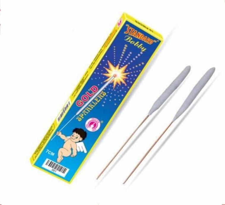 BOBY GOLD SPARKLERS 7CM(10pcs) BOBY GOLD SPARKLERS 7CM(10pcs)